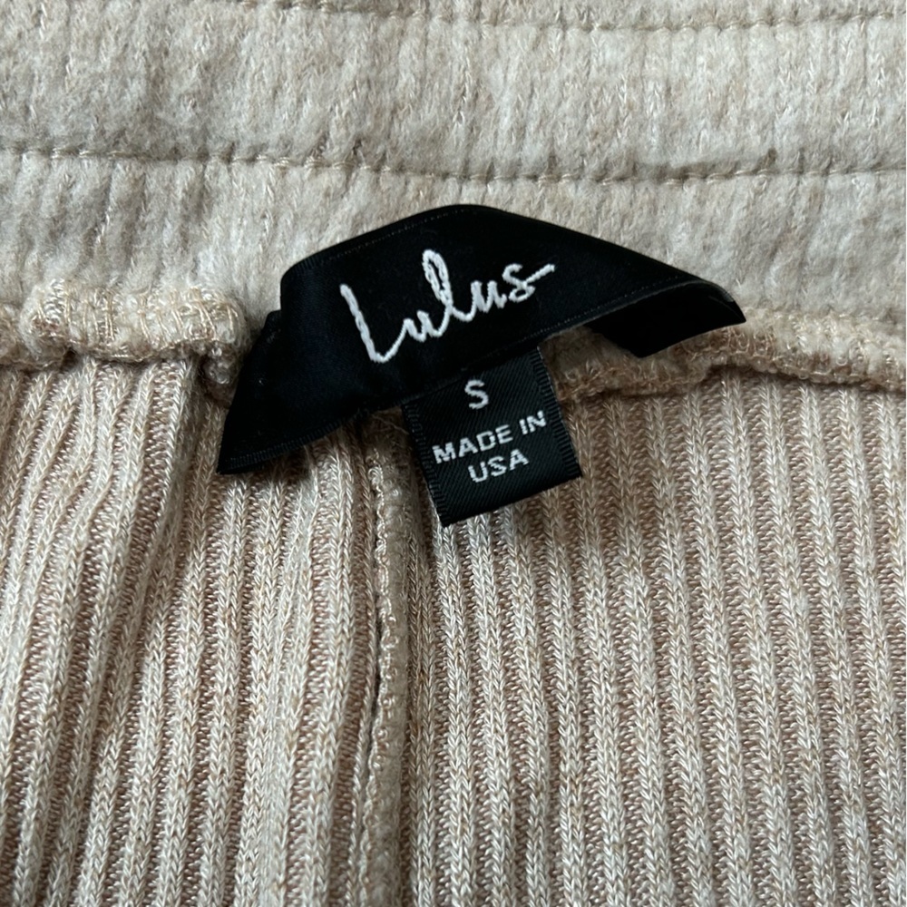 Lulus Ribbed Knit Shorts | Size Small - Picture 3 of 7